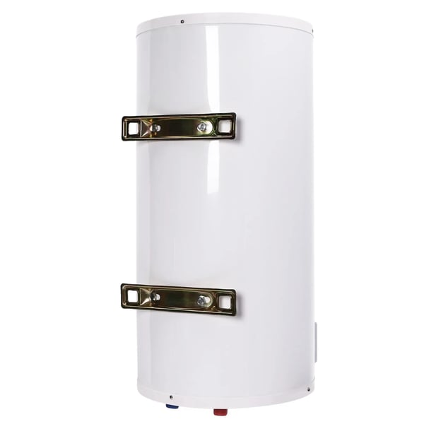 Elektrisk vandvarmer / varmtvandsbeholder - Vægmonteret - 50 l - 2000 W - Rustfrit stål - Digitalt display - Sikker og energieffektiv - Hvid