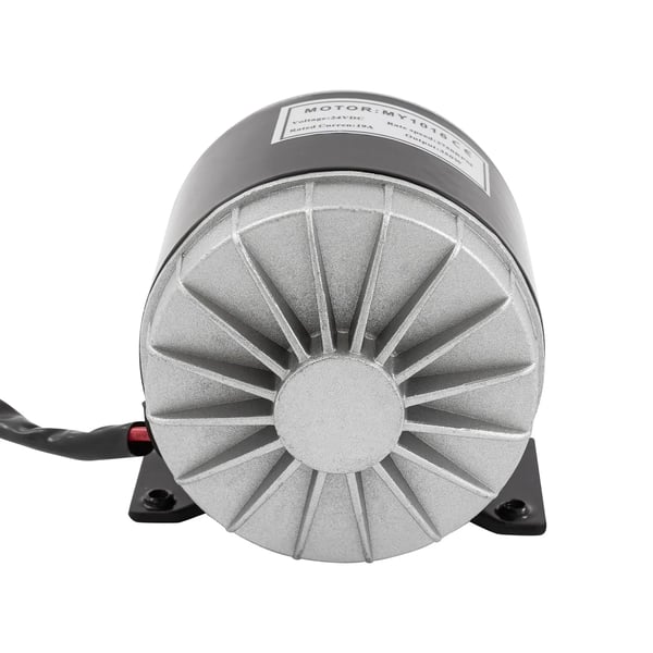 El-løbehjul Motor - DC Permanentmagnet Børstet - 24V 350W - Højt Moment - 2700 o/min - 11-tands gear - 4-polet - Støbejern