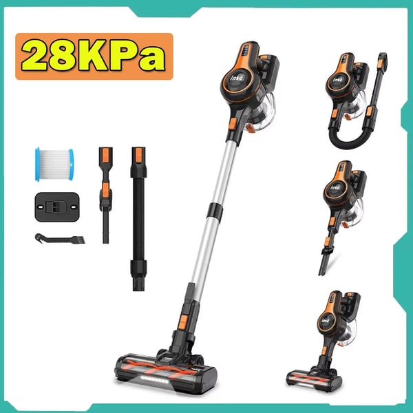 Trådløs Støvsuger - S680 - 250W Motor - 28 kPa Sugestyrke - 75 dB - Hvid
