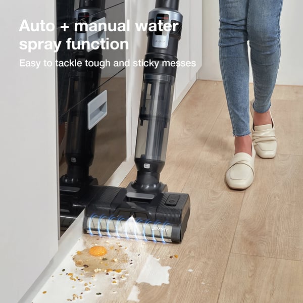 HW9 Pro Max - 2‑in‑1 pölynimuri ja lattianpesuri - Johdoton - Älykäs LED-näyttö - Itsepuhdistus - 220–240 V - EU‑pistoke