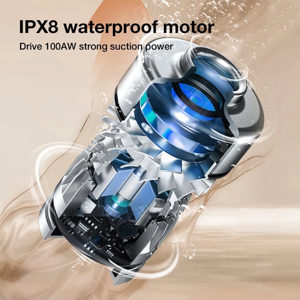 HW9 Pro Max - 2‑in‑1 pölynimuri ja lattianpesuri - Johdoton - Älykäs LED-näyttö - Itsepuhdistus - 220–240 V - EU‑pistoke