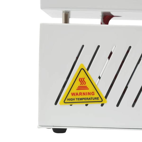Elektrisk loddeplade - PCB-forvarmer - 350 W - 220 V - Maks 400 °C - Konstant temperatur - Mikrocomputerstyring - EU-stik - Hvid+Sølv
