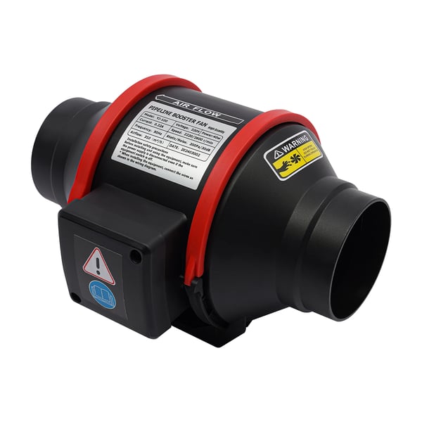 Kanalventilator - Inline rørventilator - Justerbar hastighed - Flere monteringsmetoder - Til garage og kælder Kanalventilator - Inline rørventilator - Justerbar hastighed - Flere monteringsmetoder - Til garage og kælder