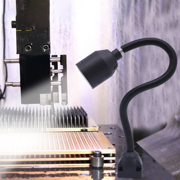 CNC maskinlampe - LED arbejdslampe - Effekt 5 W - Til værksted og autoreparation - Til CNC, drejebænk og fræser