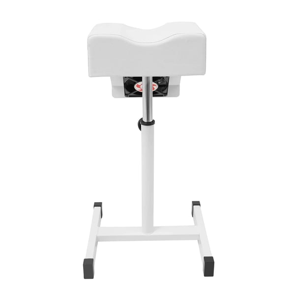 Pedicure stol - Neglestol / Fodspa Massagestol - Justerbar fodstøtte - Til Salon & Hjem - Samling kræves - Hvid