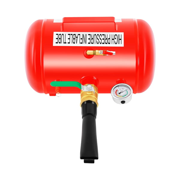 Dæk Bead Seater - Bead Blaster lufttank - 20 l kapacitet - Max 10 bar - Anbefalet 6–8 bar - Jern - Rød