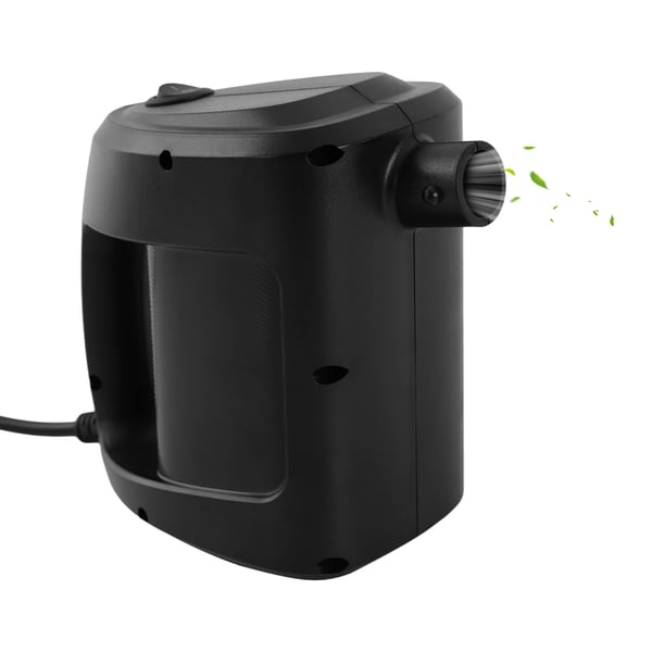 Elektrisk støvblæser - Håndholdt ledningsdrevet trykluftblæser - 220–240 V - EU-stik - 4 dyser - Til PC, elektronik & hjem - Sort