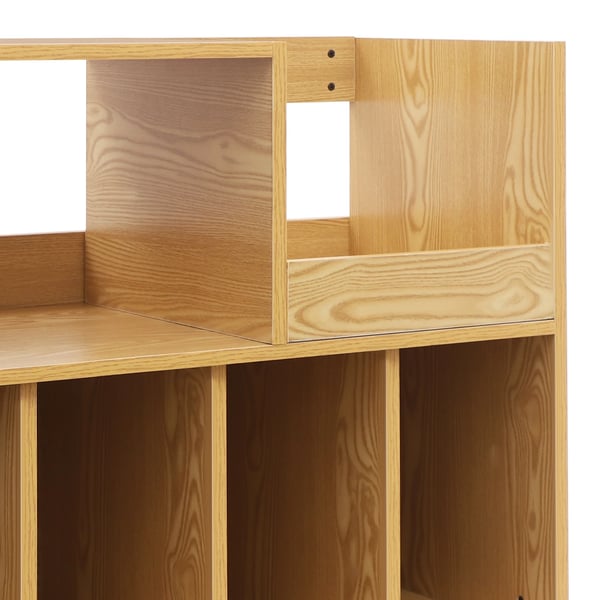 Pladespillerbord - Vinylreol - 6 rum - Fritstående - Multilagsplade - Maks. belastning 45 kg - 80×40×82,6 cm