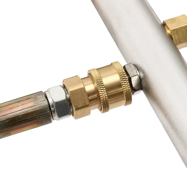 Undervognsrenser til højtryksrenser - Kostbom - 99 cm - 5000 PSI - 40 L/min - 7 dyser - Max 60°C - Rustfrit stål/Aluminium - Sølv