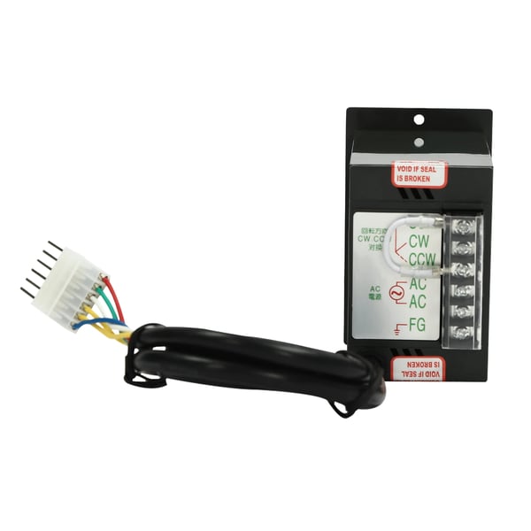 RV30 - Matovaihdemoottori - Teho 120 W - Jännite 220 V AC - Välityssuhde 1:80 (80K) - Akseli 14 mm - Nopeudensäädin - Vääntömomentti 25 Nm - Harmaa
