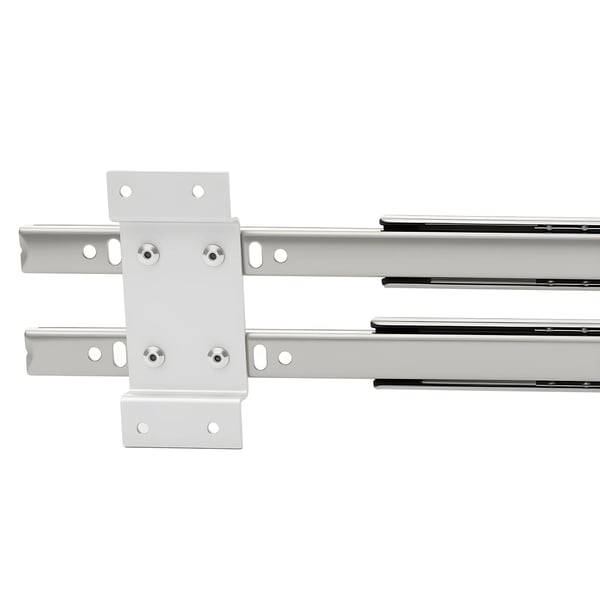 Bukseholder - Sidemonteret udtræk - 9 stænger - Flockede stænger - Venstre montering - 14–16 kg - 46×32,5 cm - Sort