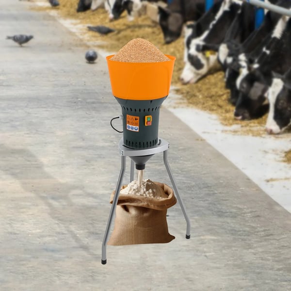 Sähköinen viljamylly - Tyyppi 50L - Teho 1300 W - Jännite 220 V - Suppilo 13,7 l - Kierrosluku 19 000 rpm - Lattiamalli - Maissille ja vehnälle