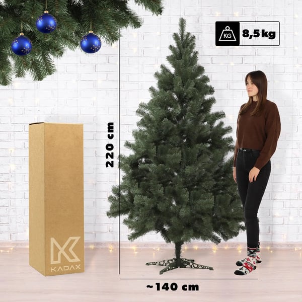 Kunstigt Juletræ - Gran - Premium - Uden Lys - CE-godkendt - Naturtro Design - Genbrugbar