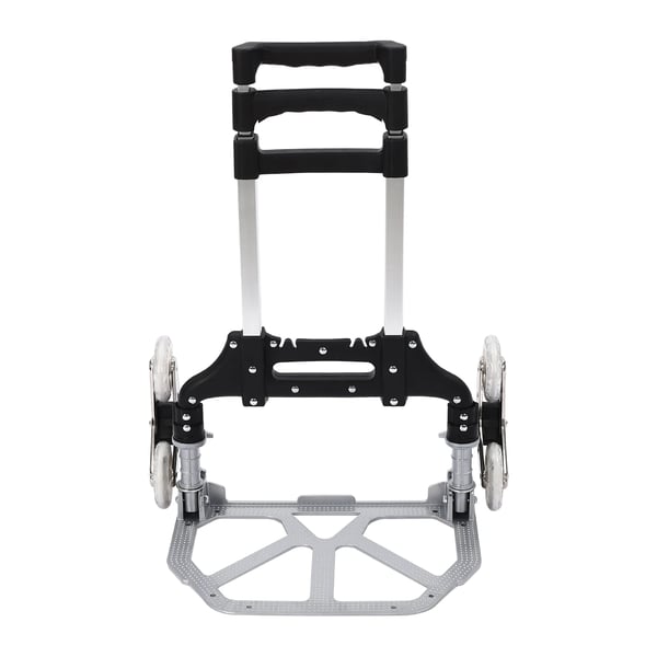 Trappesækkevogn - Sækkevogn 3‑i‑1 - Foldbar - 8 hjul - Skridsikker plade - Bæreevne 75 kg Trappesækkevogn - Sækkevogn 3‑i‑1 - Foldbar - 8 hjul - Skridsikker plade - Bæreevne 75 kg