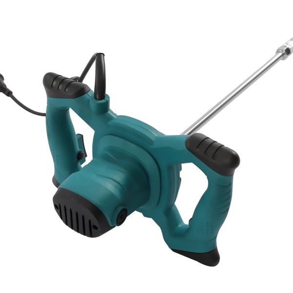 Elblander - Håndholdt maling-/cement-/beton-/mørtelblander - 2100 W - 6 hastigheder - 0–800 omdr./min - M14 - 220V/50Hz - Lyseblå