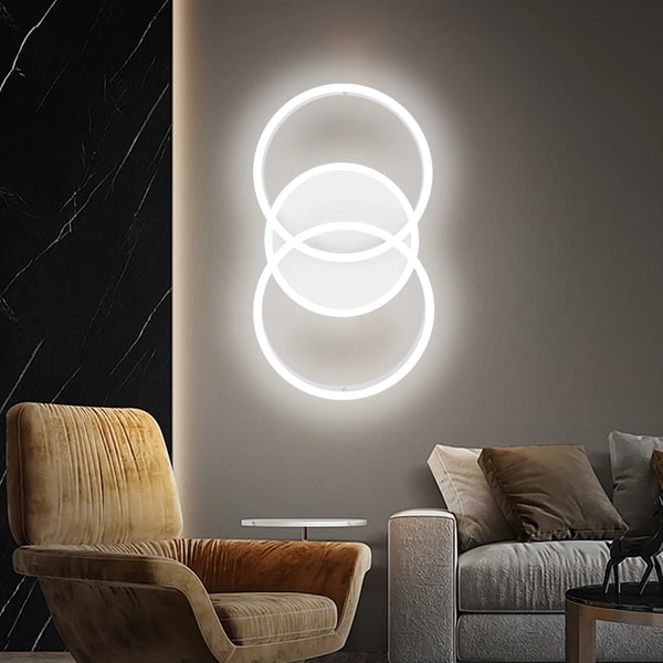LED kattovalaisin - Plafondi - Kaukosäädin - Himmennettävä 3000K–6500K - Muistitoiminto - Pinta-asennettava - Alumiini - Lamput mukana - Valkoinen