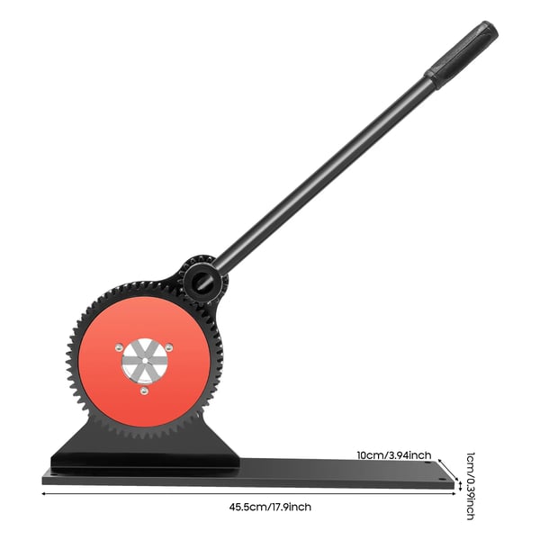Rør- og slangepresse - Manuel - 6 Kæber - Diameter 6–32 mm - Jern - Til indløbs-/udløbsrør - Rød