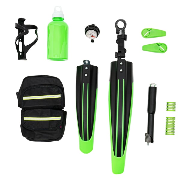 Børnecykel - BMX - 50 cm hjul - Til drenge 8–12 år - For kaliberbremse, bag V-bremse - Aluminiumsfælge - Grøn