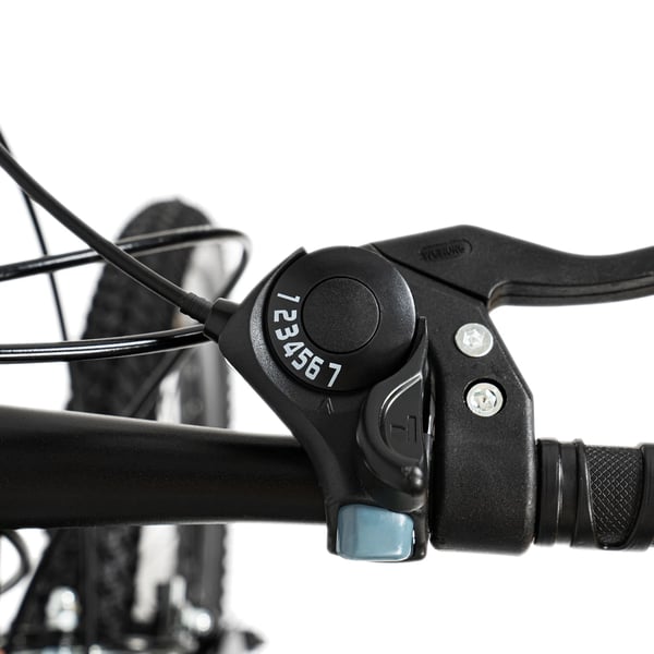 Børnecykel - BMX - 50 cm hjul - Dobbelt affjedring - Kulstofstålramme - Aluminiumsfælge - Foran kaliper, bag V-bremse - For drenge - Rød