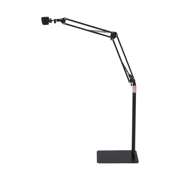Hårtorksstativ - Golvställ - 360° Rotering - Justerbar Höjd 55–100 cm - Kolstål - Universell Hårtorkhållare - Bärkapacitet <1 kg