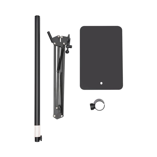 Hårtørrer Stativ - Gulvstativ - 360° Rotation - Højdejusterbar 55–100 cm - Kulstofstål - Universel Holder - Bæreevne <1 kg