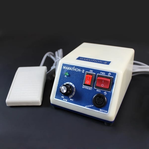 Mikromotor til tandlaboratorium - N3 håndstykke - Elektrisk - 2,35 mm spændepatron
