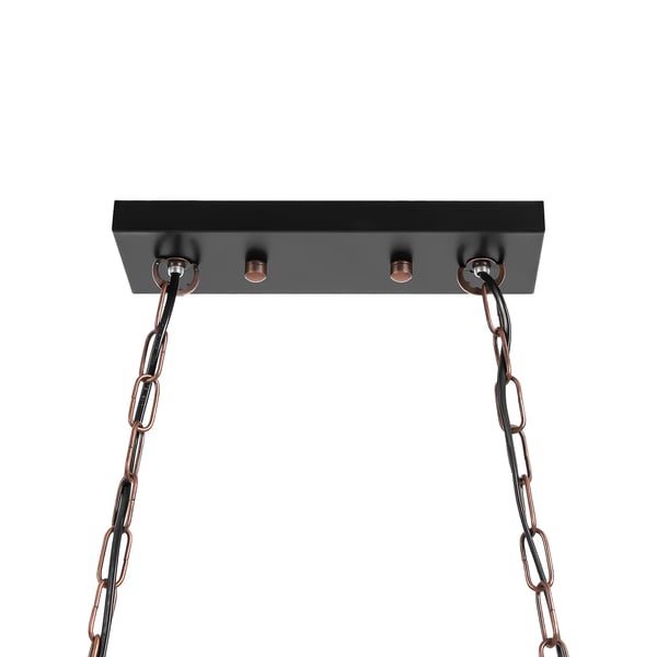Industriel vintage pendellampe - Trædesign - Justerbar kæde - Netstrøm (AC) - Uden pære - 2000–82000 lm