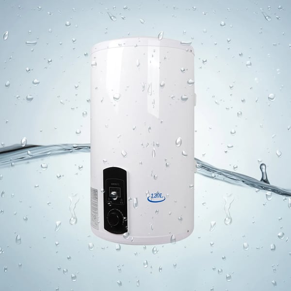Varmtvandsbeholder - Elektrisk 70 L - 2000 W - IPX4 - Justerbar Temperatur - Til Badeværelse & Salon - Hvid