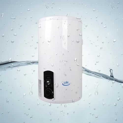 Varmtvandsbeholder - Elektrisk 70 L - 2000 W - IPX4 - Justerbar Temperatur - Til Badeværelse & Salon - Hvid