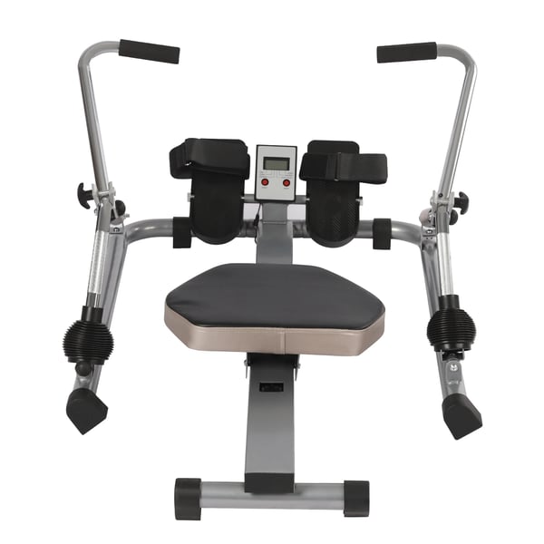 Soutulaite/Soutukone - Kotikuntoilu - LCD-näyttö - Säädettävä vastus 15–55 kg - 106×66×10 cm - Selkälihastreeni - Musta