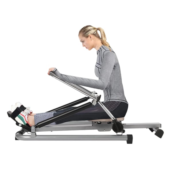 Soutulaite/Soutukone - Kotikuntoilu - LCD-näyttö - Säädettävä vastus 15–55 kg - 106×66×10 cm - Selkälihastreeni - Musta