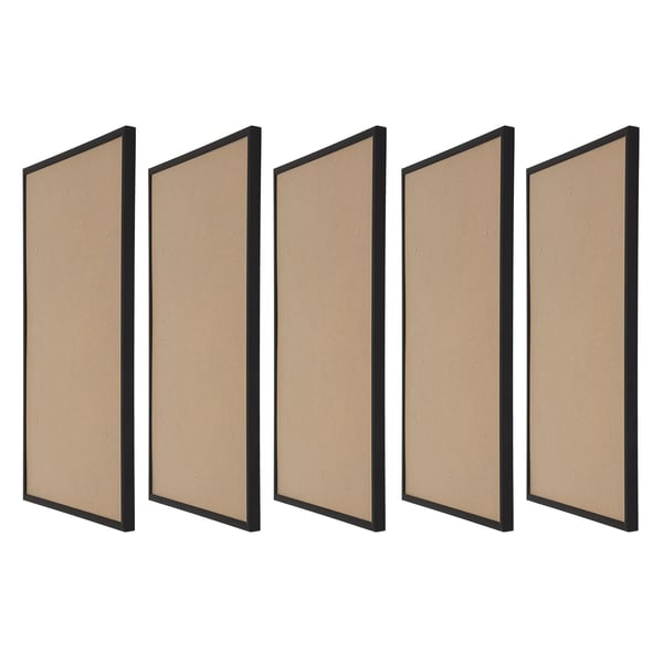 Moderne minimalistisk design - Billedrammer og plakatrammer til væg - Sæt med 5 - Gallerivæg - Sort
