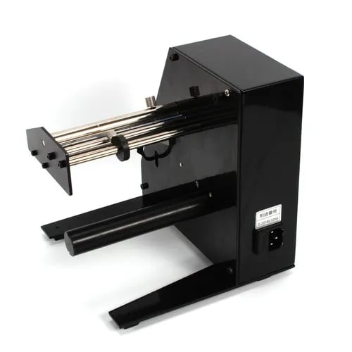 Automatisk etiketdispenser/aftrækker - AL-1150D - Etiketbredde 4–140 mm, længde 3–150 mm - Max ydre Ø 250 mm - Kerne 25/50 mm - LED-tæller 0–999999