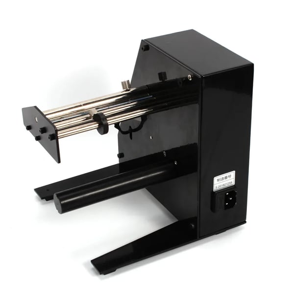Automatisk etiketdispenser/aftrækker - AL-1150D - Etiketbredde 4–140 mm, længde 3–150 mm - Max ydre Ø 250 mm - Kerne 25/50 mm - LED-tæller 0–999999
