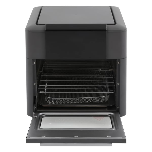 Airfryer varmluftsovn - Miniovn - Kapacitet 12 L - 1600 W - 80–200 °C - Timer 0–90 min - LED-touchskærm - Kiggevindue