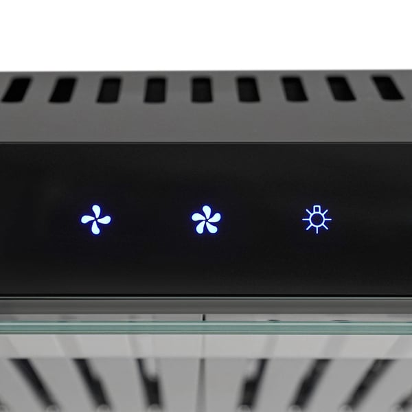 Køkkenemhætte 60 cm - Underbygget/Væghængt - Touch- & Geststyring - Op til 715 CFM - Støjniveau 55 dB - Motor 2x100 W - LED 6500K
