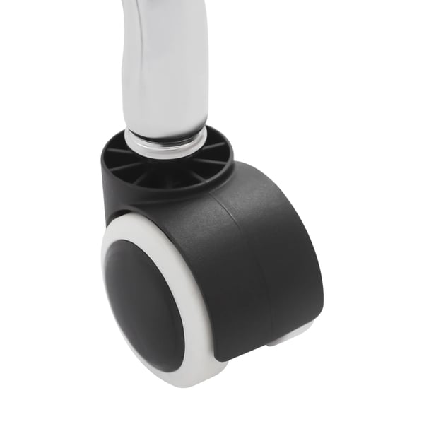 Baarituoli - Kääntyvä pyörillä - Korkeus 45–57 cm - Kantavuus 150 kg - Ergonominen PU-nahkaistuin - Teräsjalusta