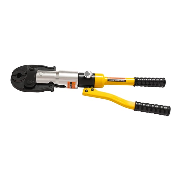 Hydraulisk crimpetang - Pressetang til rør - U-bakker U16–U32 - V-bakker V12–V28 - Til kobberrør - Sekskantpresning - Gul