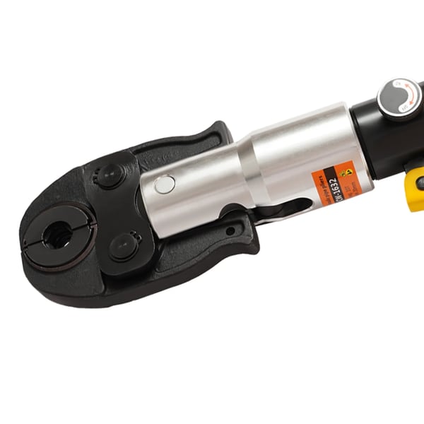 Hydraulisk crimpetang - Pressetang til rør - U-bakker U16–U32 - V-bakker V12–V28 - Til kobberrør - Sekskantpresning - Gul