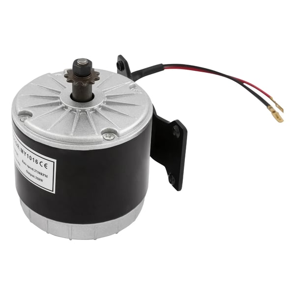24V 350W DC harjallinen moottori - Sähköskuutti/Sähköpyörä/Sähköajoneuvo - IP54 - Korkea vääntö - 11-hampainen ketjuratas - 2700 r/min - Kuorma 100 kg