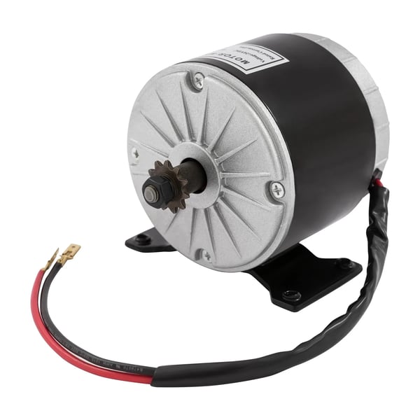24V 350W DC harjallinen moottori - Sähköskuutti/Sähköpyörä/Sähköajoneuvo - IP54 - Korkea vääntö - 11-hampainen ketjuratas - 2700 r/min - Kuorma 100 kg