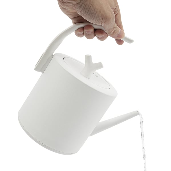 Smart elkedel - Elektrisk - 1,0 l - 1000 W - 304 rustfrit stål - LED-display - Temperatur 40–100 °C - Timer 1–36 t - Hvid