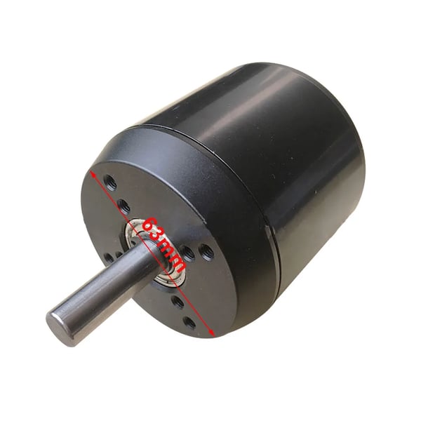 El-skateboard - Børsteløs BLDC-motor - 2900 W top - 18–42 V - Hall-sensor JST 5P - 10 mm aksel - Støjsvag drift