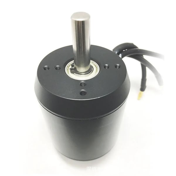 El-skateboard - Børsteløs BLDC-motor - 2900 W top - 18–42 V - Hall-sensor JST 5P - 10 mm aksel - Støjsvag drift