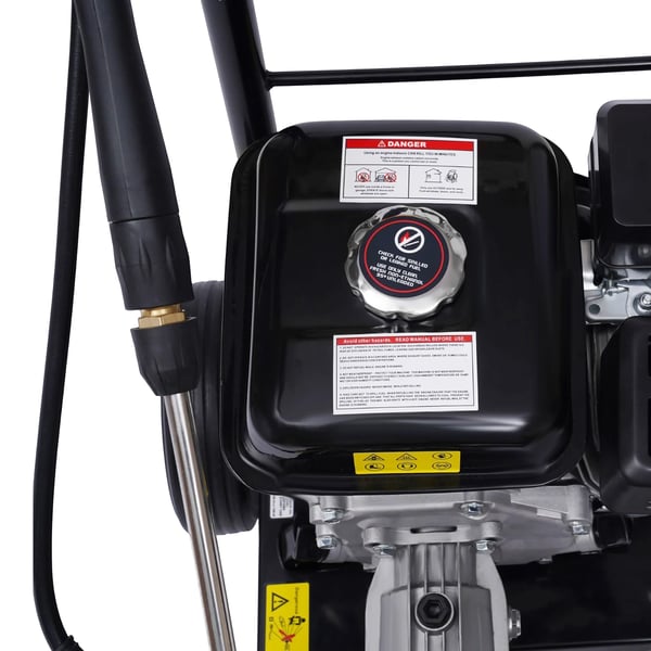 Højtryksrenser - Bilvask - 7,5 HP 2200 PSI - 5 Dyser - Let at Flytte - Robust - Til Bil & Have