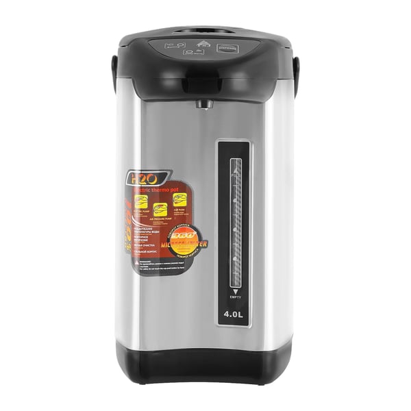 Vedenkeitin sähköinen - Sähkövedenkeitin - Tilavuus 4 L - Teho 750 W - Ruostumaton Teräs - Lämpösäilytys 92–95 °C - 220 V - Johto 1,2 m
