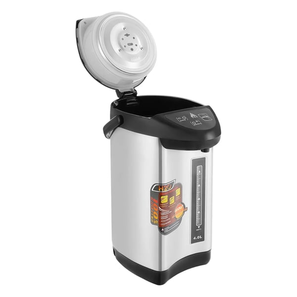 Elektrisk elkedel - Vandkoger - Kapacitet 4 L - Effekt 750 W - Rustfrit Stål - Hold Varm 92–95 °C - 220 V - Ledning 1,2 m