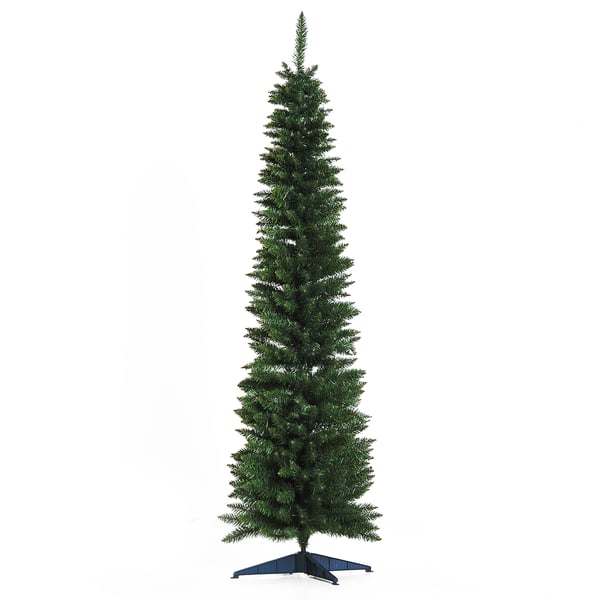 Konstgjord julgran - Konstgran i PVC - 180 cm - Utan belysning - Återanvändbar - Grön