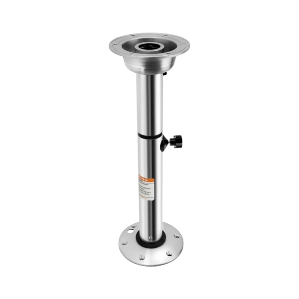 Justerbart bordben - Sokkelstativ - Højde 56,5–72 cm - Aftageligt - Aluminium + ABS - Til båd & autocamper