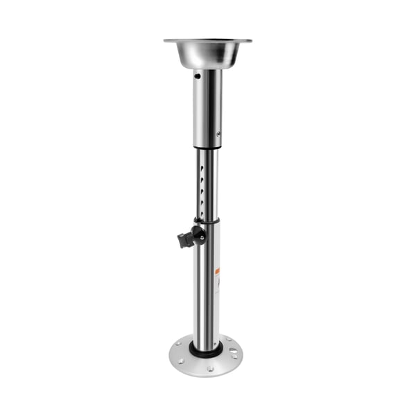 Justerbart bordben - Sokkelstativ - Højde 56,5–72 cm - Aftageligt - Aluminium + ABS - Til båd & autocamper